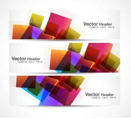 banner04 vector de gráficos moderno abstracto