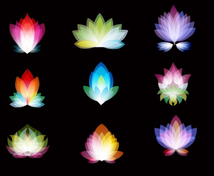 espectro abstracto flores