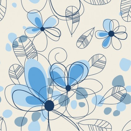 illustration vectorielle floral fond abstrait de l'été