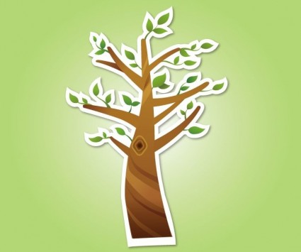 Abstrak Pohon Vektor Gratis Download Gambar