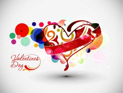trừu tượng valentine s ngày vector nghệ thuật