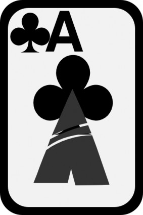 Ace of Clubs ClipArt