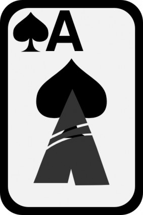 Ace of Spades-ClipArt