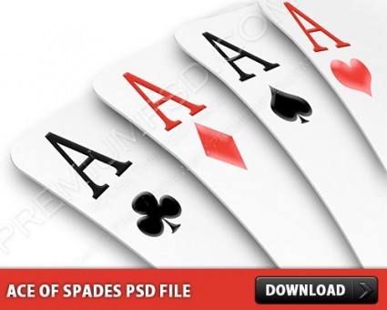 Ace of Spades-Psd-Datei
