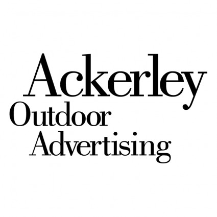 publicité extérieure Ackerley
