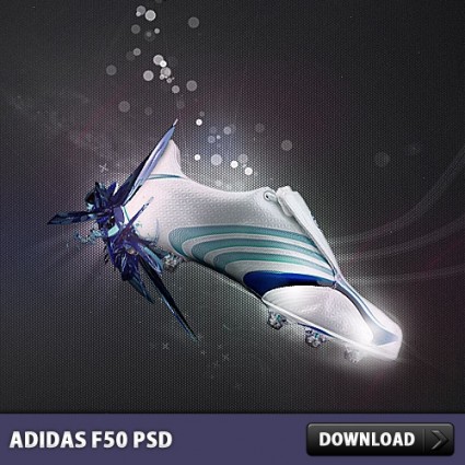 Adidas f50-kostenlose Psd-Datei