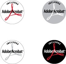 Adobe acrobat крартира логотипы