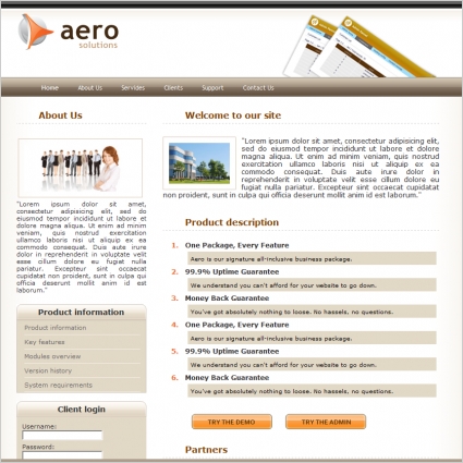 Aero Lösungen Vorlage
