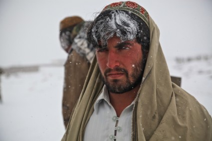 portrait de l'homme afghane