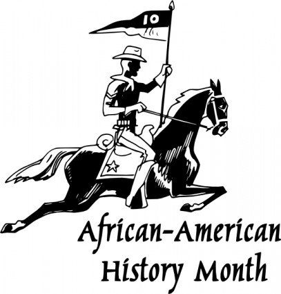 شهر تاريخ الأمريكيين من أصل أفريقي قصاصة فنية