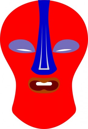 zaire de baluba Máscara africana