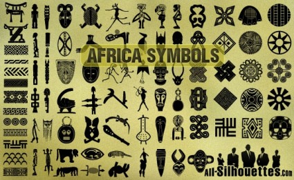 Afrikanische Symbole