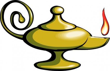 image clipart lampe Aladin