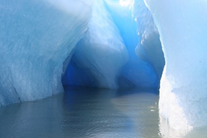 iceberg de Alaska de fusión