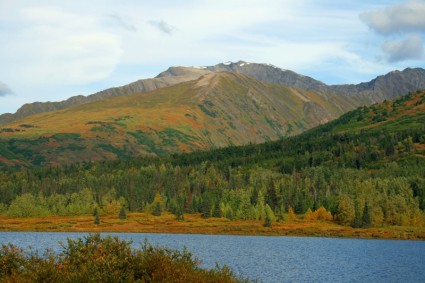 Alaska-Wildnis-Berg