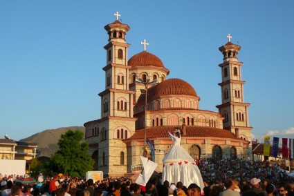 Albanien-Himmel-Tempel