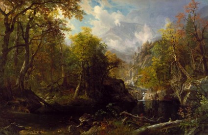 ألبرت bierstadt فن المناظر الطبيعية
