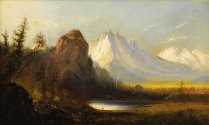 Albert bierstadt pintura arte