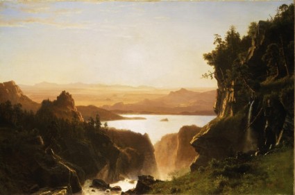 Albert bierstadt lukisan seni