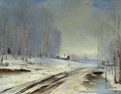 Alexei Savrasov Painting Art