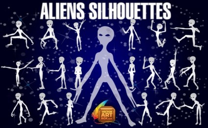 alien siluet
