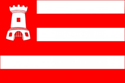 drapeau d'Alkmaar clip art