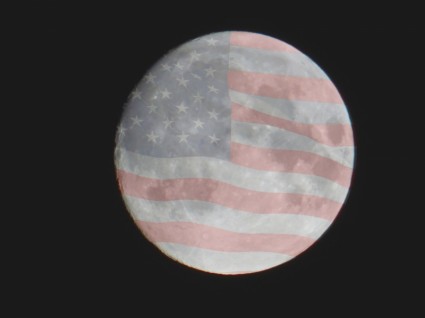 القمر جميع الأمريكية