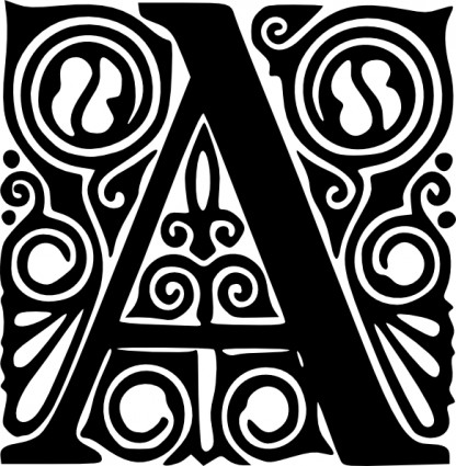alfabeto um clip-art