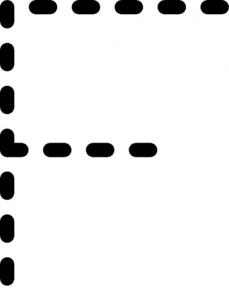 alfabeto letra f clip art de rastreamento