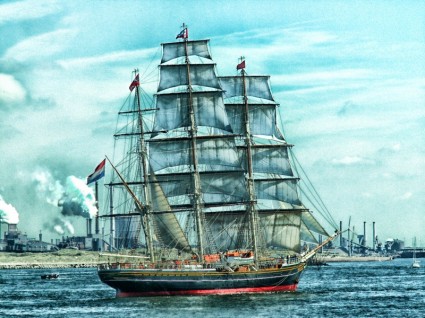 le navire néerlandais d'Amsterdam