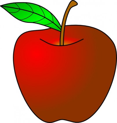 un clip art de apple