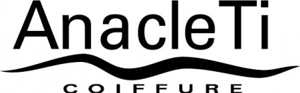 anacleti gaya potongan rambut logo