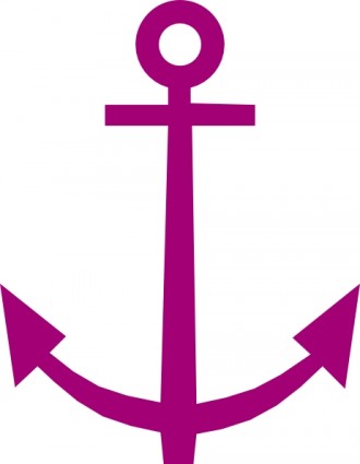 ClipArt simbolo di ancoraggio