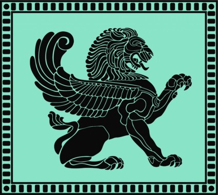 perisai kuno lion