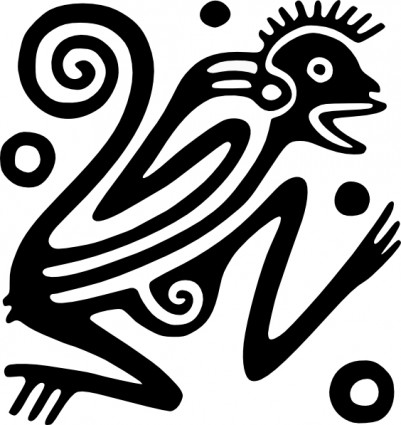 kuno Meksiko motif clip art