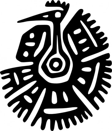 art antique de la pince du motif Mexique