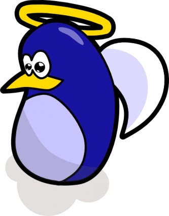 image clipart ange pingouin