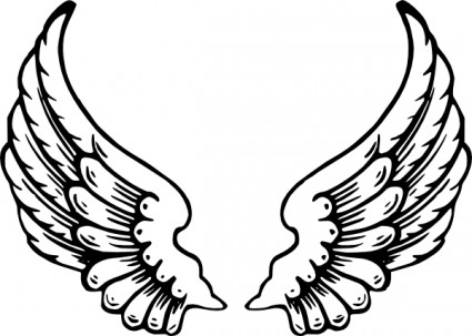 asas de anjo clip-art