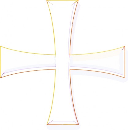 Angelo gemmi Sainte grecque color cross clipart