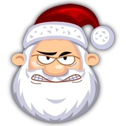 Papá Noel enfadado