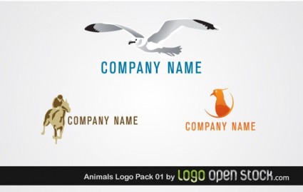 pakiet logo zwierząt