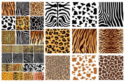 skóry zwierząt tekstura tło wektor