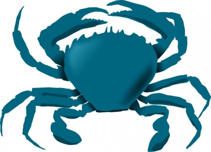 annaleeblysse crabe bleu clipart