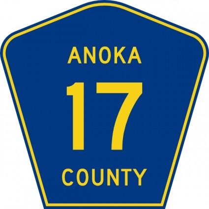 clipart d'Anoka county route