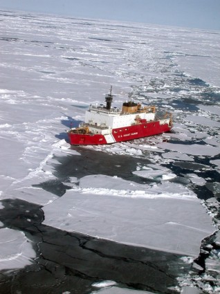 Antarktyda statek straży przybrzeżnej