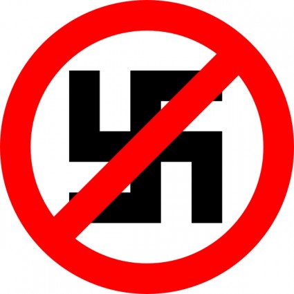 anti-nazi símbolo clip art