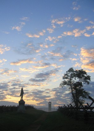cielo di Antietam maryland