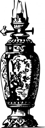 gaz décoratif antique lampe clipart