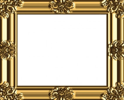 vecteur de l'antique gold frame