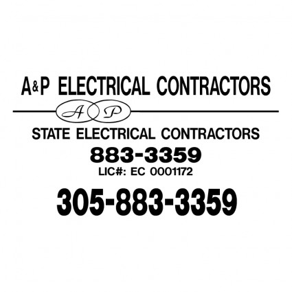 AP электрических подрядчиков